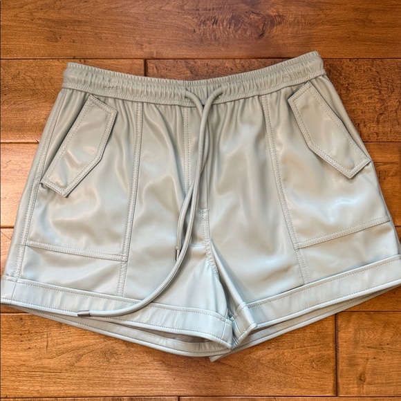 Jonathan Simkhai Pants - JONATHAN SIMKHAI Doah Vegan Leather Shorts